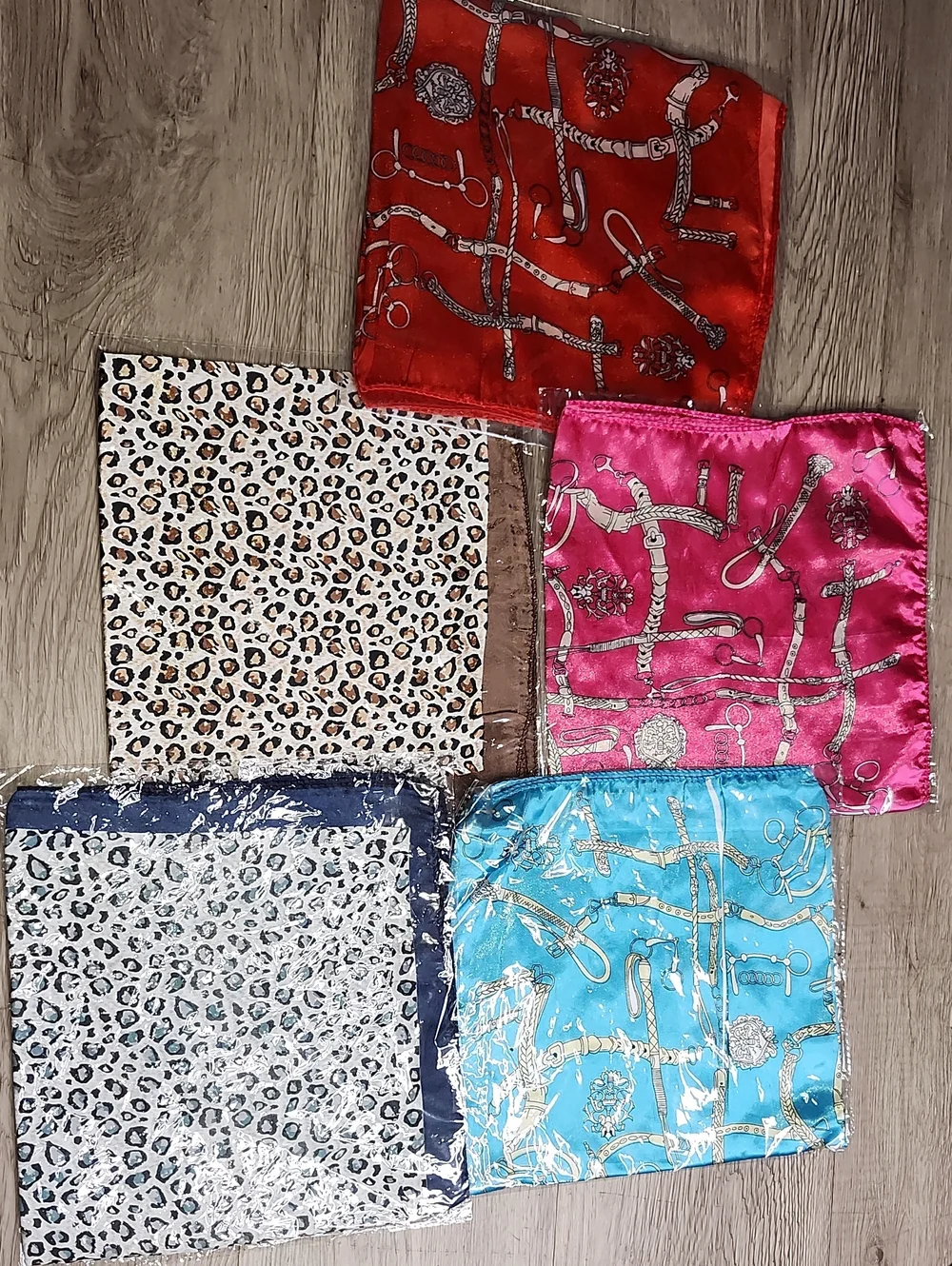 Scarf — Red, Pink, Turquoise, Leopard, Navy